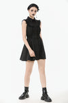 Dolly Sleeveless Button-Front Mini Dress DW1085