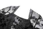 Gothic Embroidered Mesh Dress with Big Sleeves DW1096