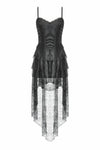 Dark Swan Layered Lace Tail Dress DW1097