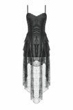 Dark Swan Layered Lace Tail Dress DW1097
