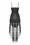 Dark Swan Layered Lace Tail Dress DW1097