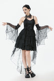Dark Swan Layered Lace Tail Dress DW1097