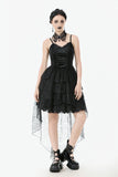 Dark Swan Layered Lace Tail Dress DW1097