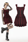 Christmas Plaid Layered Cake Dress DW1118