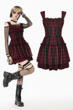 Christmas Plaid Layered Cake Dress DW1118