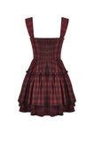 Christmas Plaid Layered Cake Dress DW1118