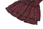 Christmas Plaid Layered Cake Dress DW1118