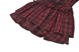 Christmas Plaid Layered Cake Dress DW1118