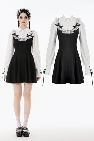 Dolly Lolita Style Faux Two-Piece Ribbon Dress DW1120