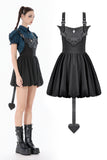 Versatile Mysterious Bat Harness Dress DW1126 - Gothlolibeauty