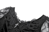 Classic Gothic Velvet & Lace Embroidered Dress DW1128 - Gothlolibeauty