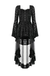 Star & Moon Gothic Lolita Bat Hem Long Dress DW1131