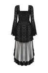 Star & Moon Gothic Lolita Bat Hem Long Dress DW1131