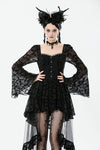 Star & Moon Gothic Lolita Bat Hem Long Dress DW1131