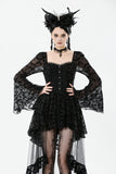 Star & Moon Gothic Lolita Bat Hem Long Dress DW1131