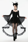 Star & Moon Gothic Lolita Bat Hem Long Dress DW1131