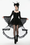 Star & Moon Gothic Lolita Bat Hem Long Dress DW1131