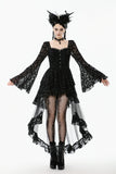 Star & Moon Gothic Lolita Bat Hem Long Dress DW1131