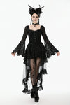 Star & Moon Gothic Lolita Bat Hem Long Dress DW1131