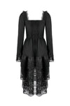 Romantic Gothic Lace High-Low Tiered Dress DW1138
