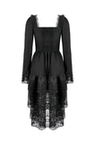 Romantic Gothic Lace High-Low Tiered Dress DW1138