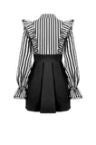 Lolita Dark Striped Preppy Dress DW1141