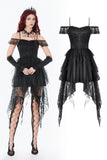 Baroque Lace-Tiered Off-Shoulder Dress DW1144 - Gothlolibeauty