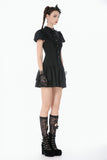 Dark Lolita Bow-Trim Dress DW1148 - Gothlolibeauty