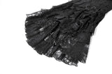 Romantic Gothic Lace Layered High-low Dress DW1155 - Gothlolibeauty