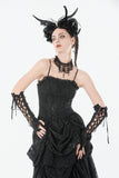 Dark Doll Embroidered Peplum Court Dress DW1158 - Gothlolibeauty