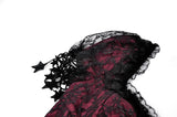 Red Black Lace Priness Dress DW1160 - Gothlolibeauty