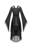 Black Gothic Kimono Tail Dress DW1163 - Gothlolibeauty