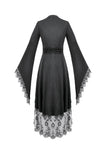 Black Gothic Kimono Tail Dress DW1163 - Gothlolibeauty