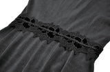 Black Gothic Kimono Tail Dress DW1163 - Gothlolibeauty