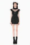 Dark Sacred Lace High-Neck Gothic Dress DW1164
