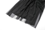 Dark Rite Gothic Lace and Mesh Long Dress DW1165