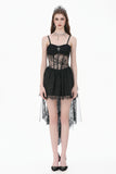Dark Ritual Gothic Lace Hollow Tail Dress DW1166