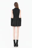 Dark Punk Spider-Web Cutout Corset Mini Dress DW1167