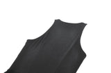 Night Vine Shackles - Dark Techwear Halter V-Neck Cross Pendant Double Eyelet Corset Lace-Up A-Line Dress DW1168