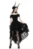 Gothic elegant lady lace dovetail dress DW798