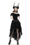 Gothic elegant lady lace dovetail dress DW798