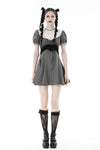 Black white strip lolita dress DW842