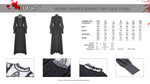 Gothic pattern hollow out maxi dress DW876