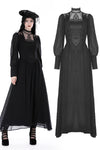 Gothic pattern hollow out maxi dress DW876