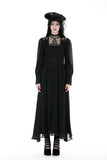 Gothic pattern hollow out maxi dress DW876