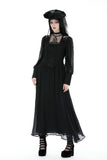 Gothic pattern hollow out maxi dress DW876