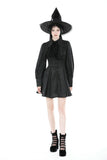 Gothic witch lace tie button dress DW888