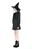 Gothic witch lace tie button dress DW888