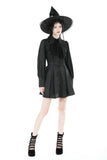 Gothic witch lace tie button dress DW888