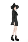 Gothic witch lace tie button dress DW888